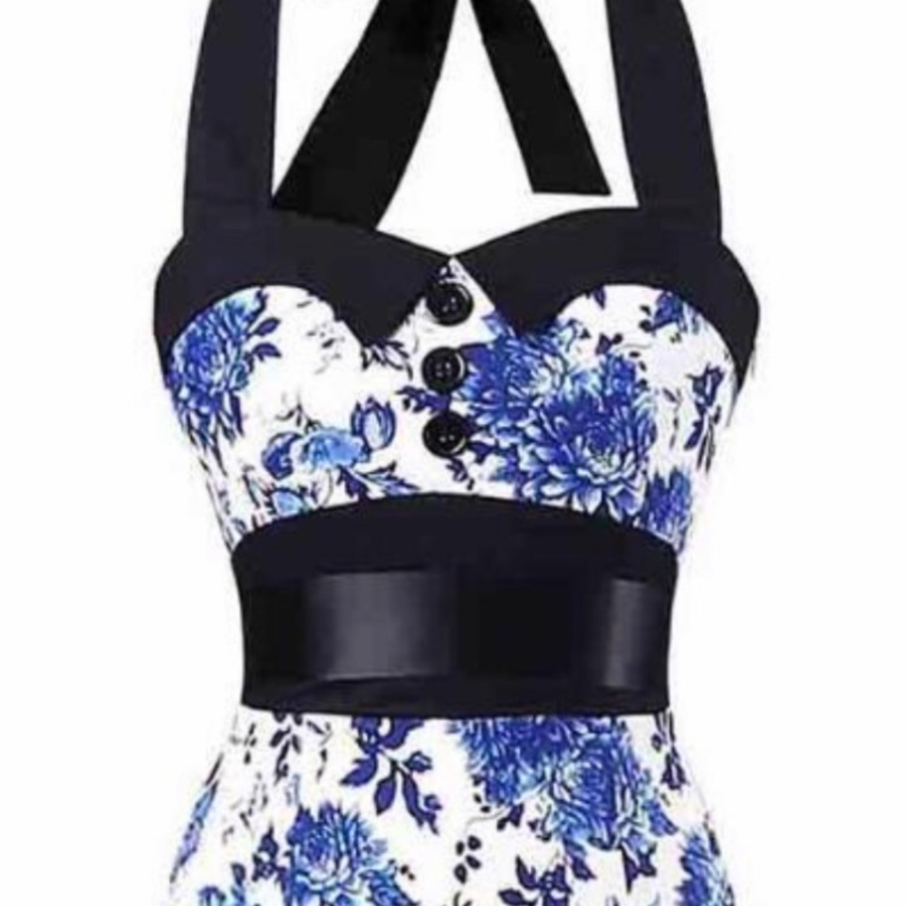 50s Style Pinup Floral Dress